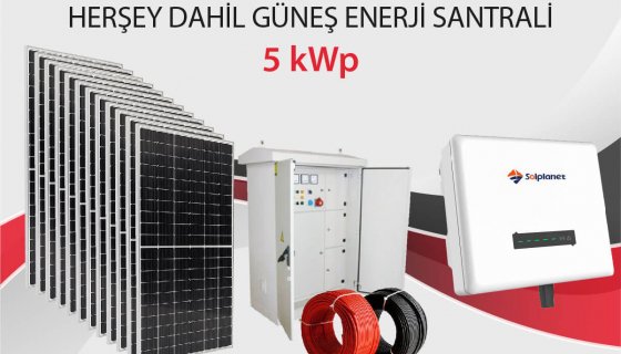 10 KW GÜNEŞ ENERJİ SİSTEMİ,